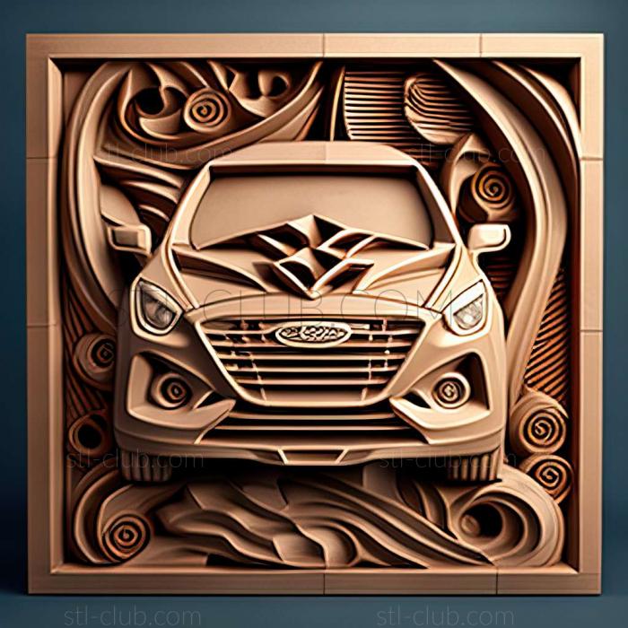 3D модель Hyundai Getz (STL)